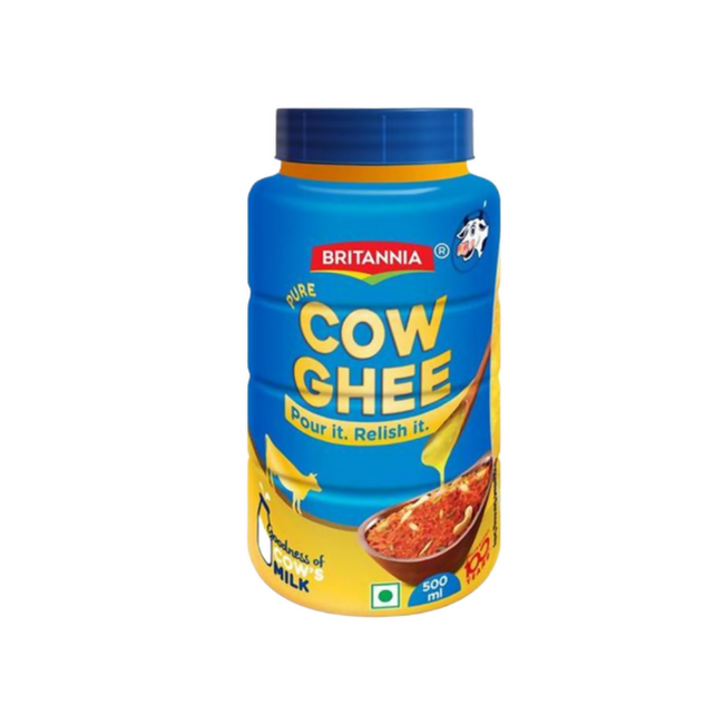 Britannia Pure Cow Ghee | Traditional Ghee | Desi Cow Milk Ghee | Premium Cow Ghee Hover Image