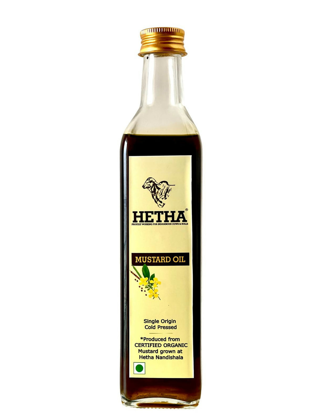 Hetha Organic Cold Pressed Black Mustard Oil