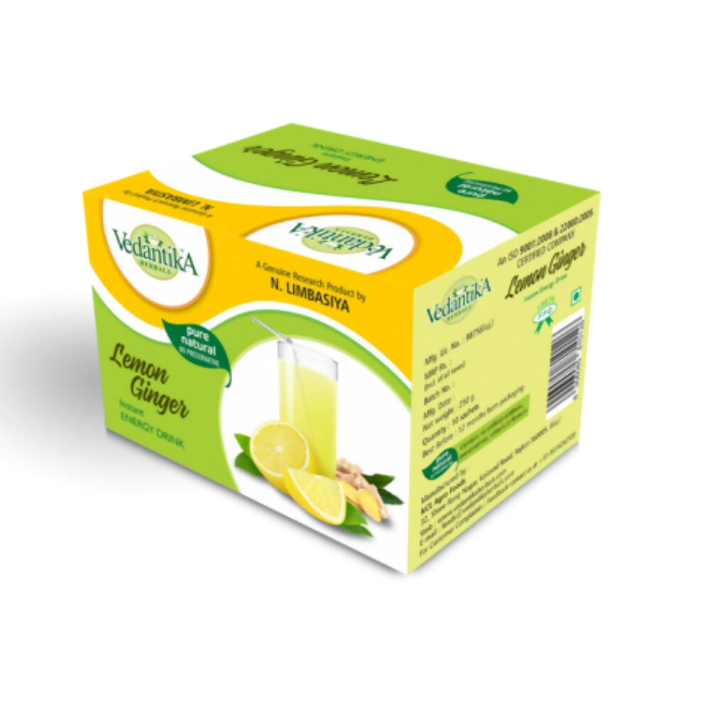 Vedantika Herbals Instant Lemon Ginger Energy Drink