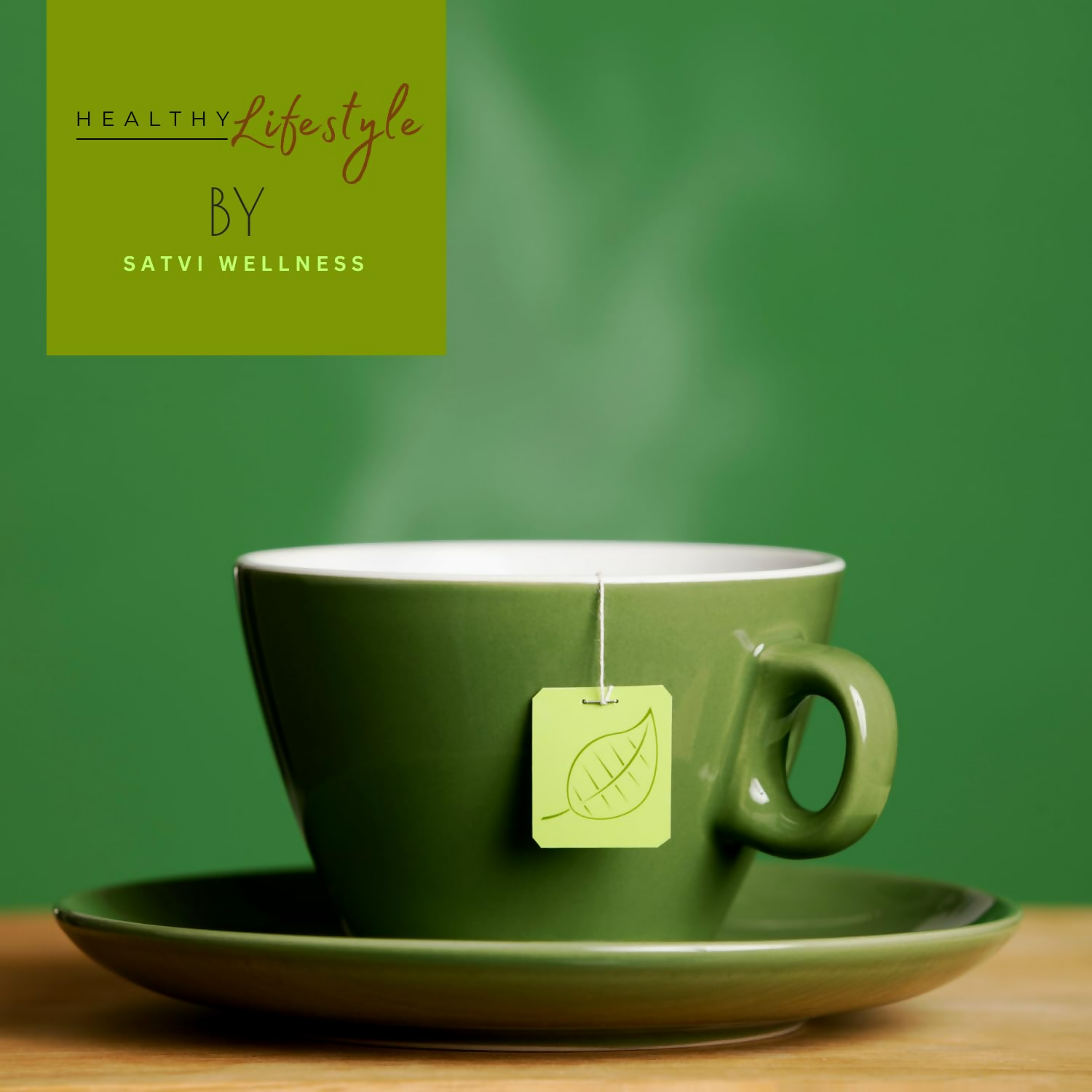 Satvi Wellness Blend Of Green Tea And Cardamon Tea Bags