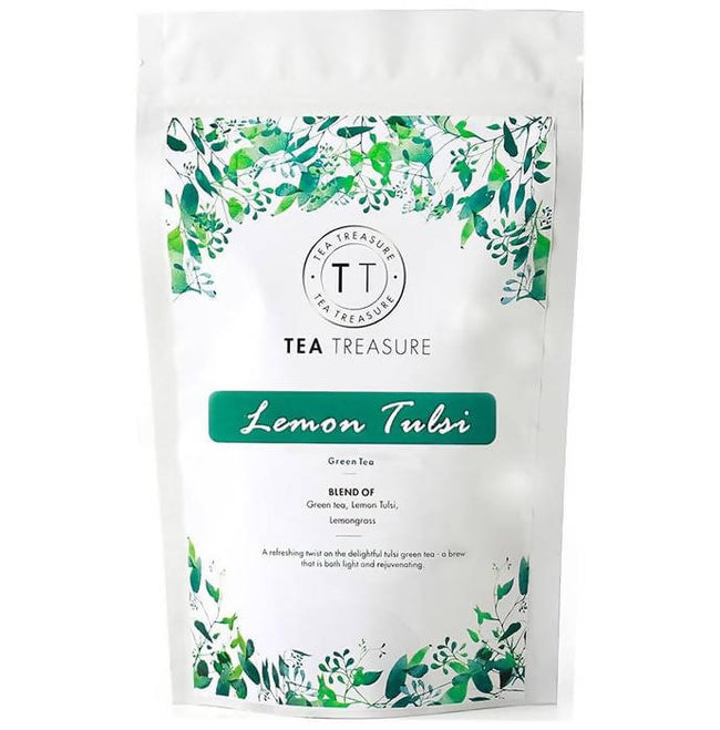 Tea Treasure Lemon Tulsi Green Tea Powder Hover Image