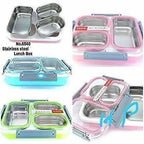 Leak Proof Grid BPA Free 3 Compartments Lunch Box