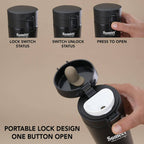 Sumeet Stainless Steel Vacuum Hot & Cold Tumbler - 350 ml (Black)