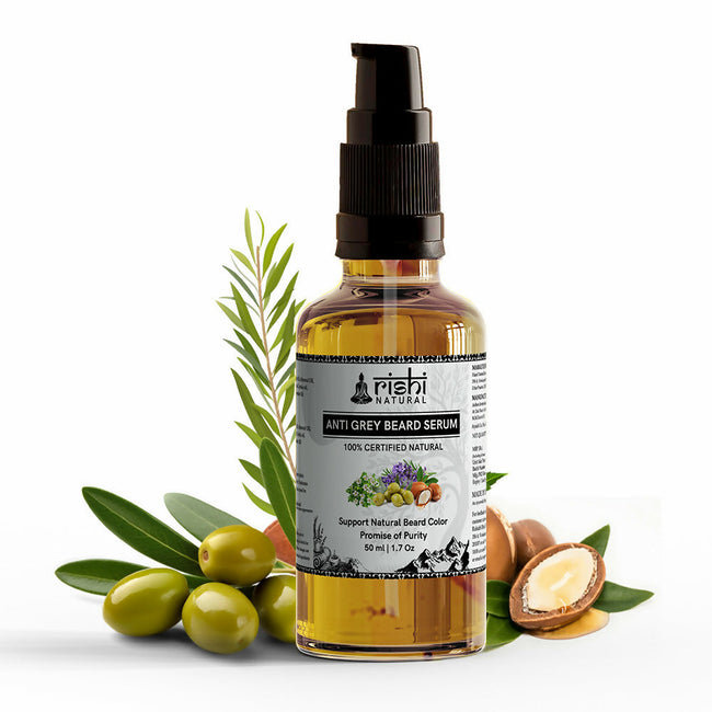 Rishi Natural Anti-Grey Beard Serum Oil Hover Image