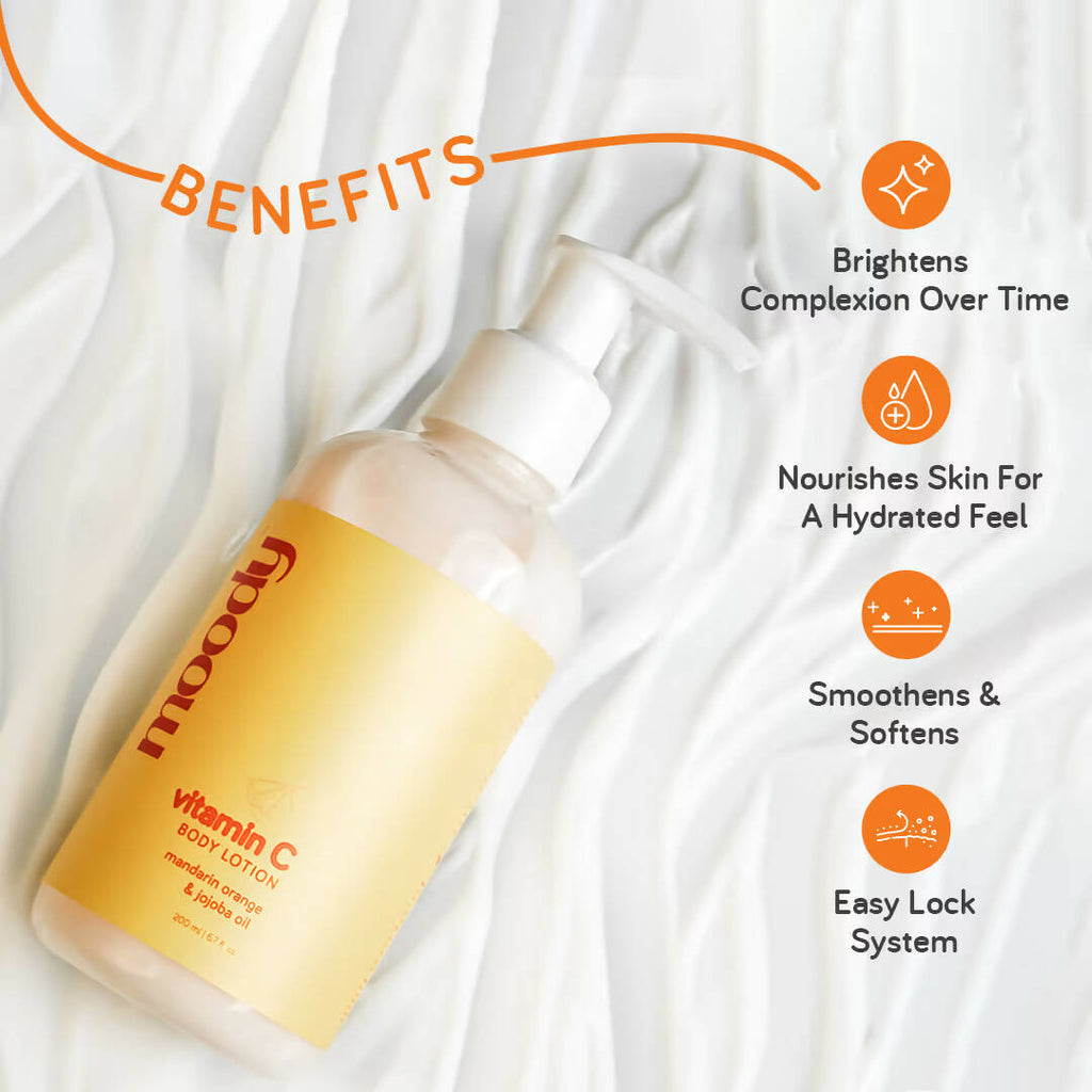 Moody Vitamin C Body Lotion with Mandarin Orange & Jojoba Oil