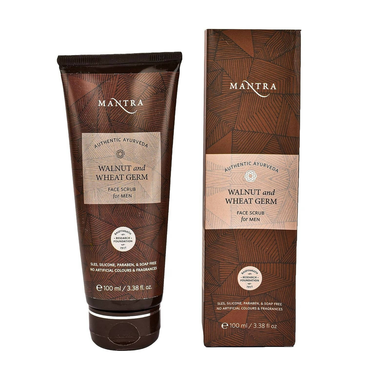 Mantra Herbal Walnut & Wheat Germ Face Scrub For Men