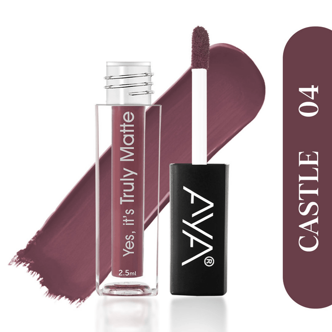 AYA Yes It's Truly Matte Liquid Lipstick - 04 Castle Main Image