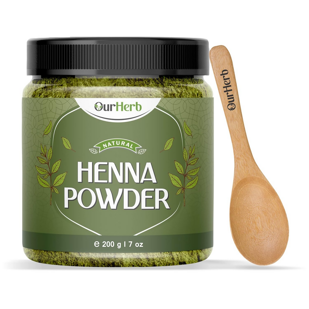 OurHerb Natural Henna Powder Enriched With Precious Herbals For Natural Hair Color
