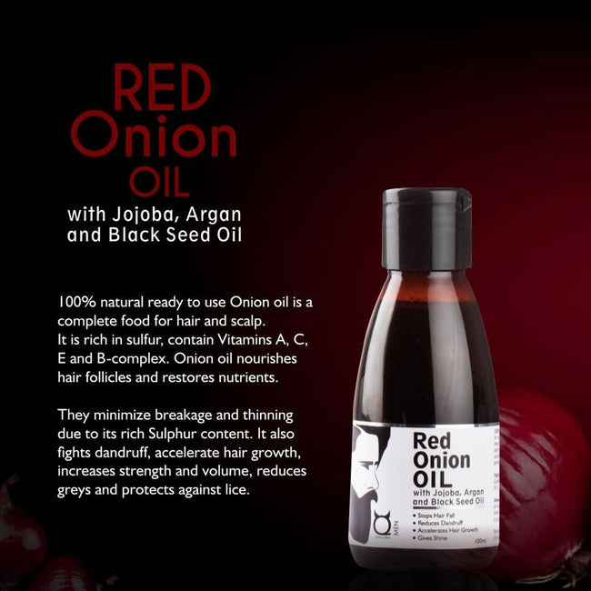 Qraa Men Red Onion Oil Main Image