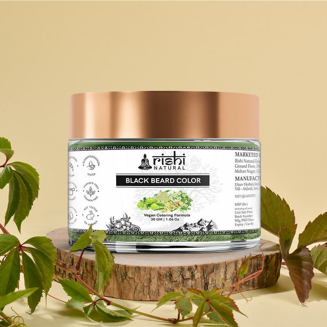Rishi Natural Beard Black Color Hover Image