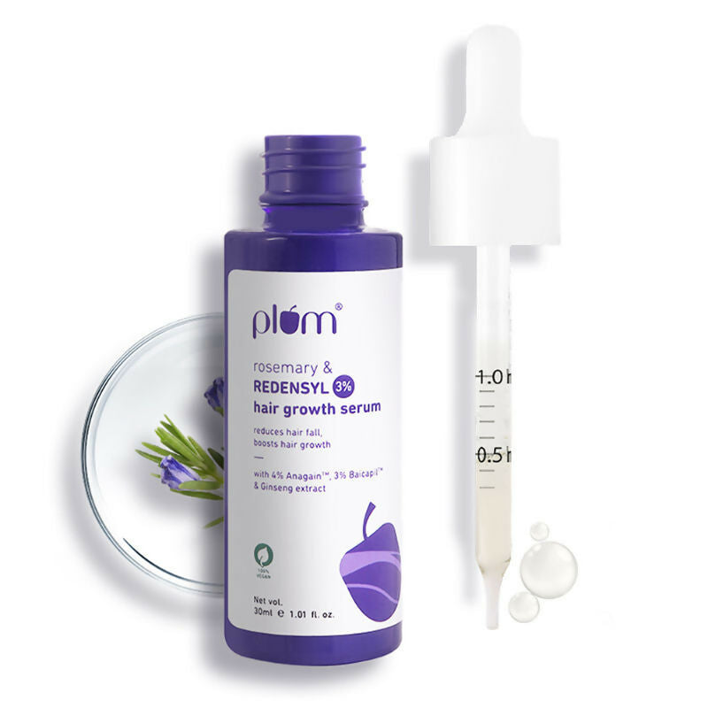 Plum Rosemary & 3% Redensyl Hair Growth Serum