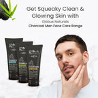 Globus Naturals Anti Pollution & Anti Acne Detox Charcoal Peel Off Mask For Men