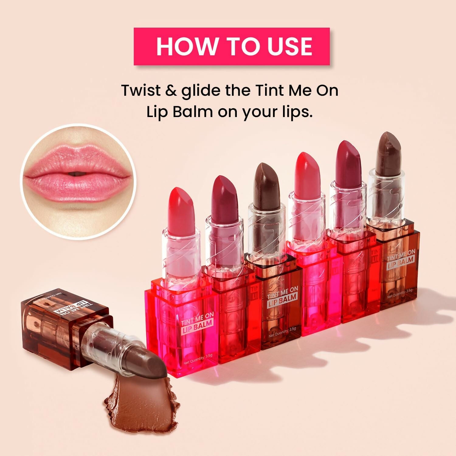 Swiss Beauty Tint Me On Lip Balm - Cupcake Pink