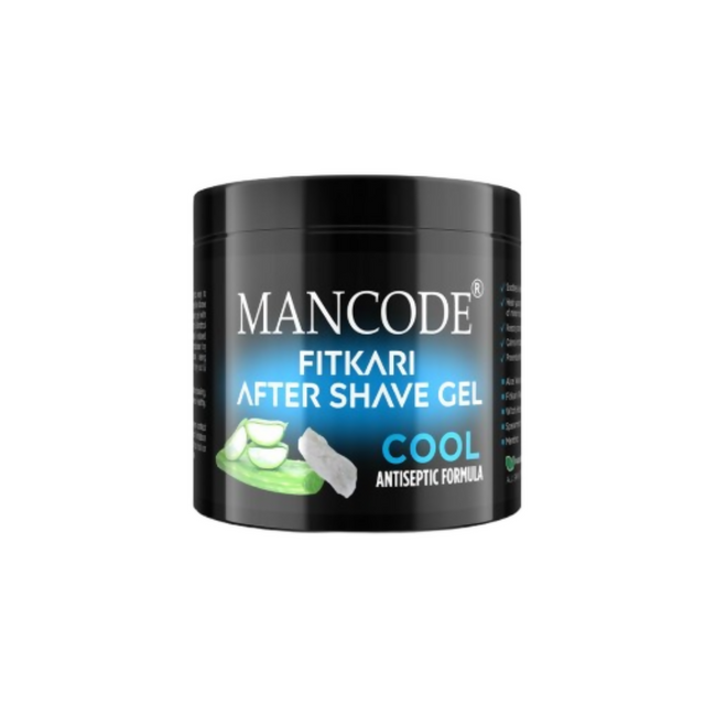 Mancode Fitkari After Shave Gel For Men Cool Antiseptic Formula Hover Image