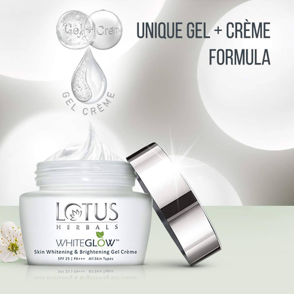 Lotus Herbals Whiteglow Skin Brightening Gel Creme SPF 25 PA+++