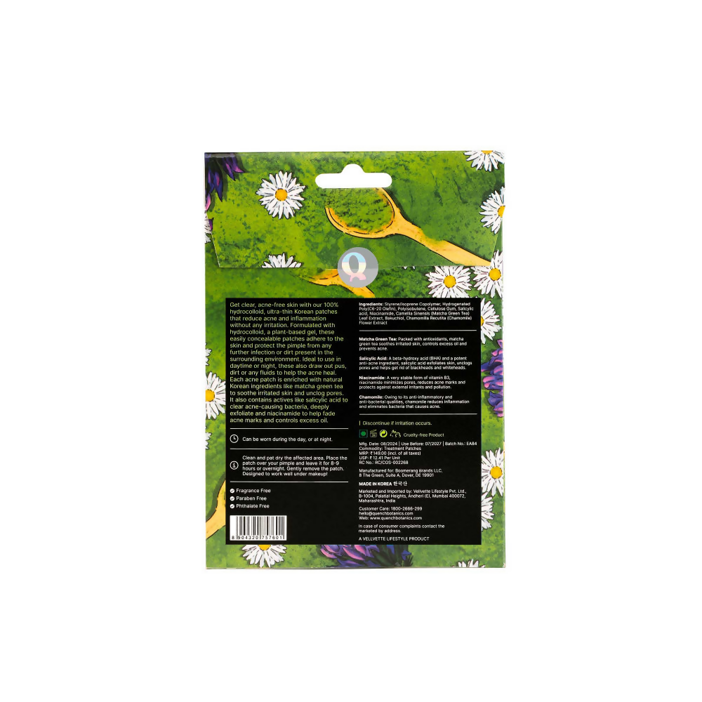 Quench Matcha Tea Clarifying Acne Patches