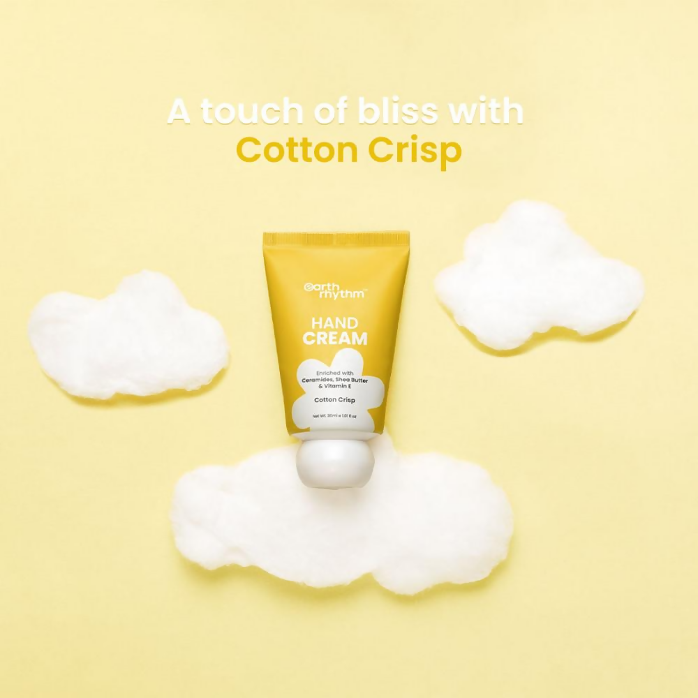 Earth Rhythm Cotton Crisp Hand Cream Enriched with Ceramide