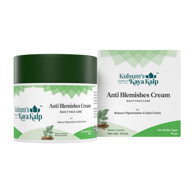 Kulsum's Kaya Kalp Anti-Blemishes Cream Daily Face Care For Reduced Pigmentation & Dark Circles Hover Image