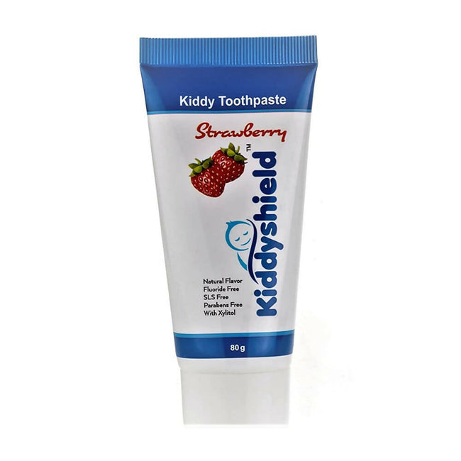 Kiddyshield Fluoride Free Formula Baby Toothpaste Strawberry For Kids 1- 5 Years Hover Image