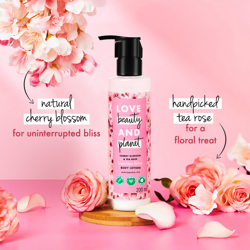 Love Beauty And Planet Cherry Blossom & Tea Rose Body Lotion
