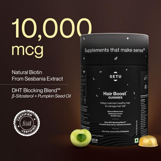 Setu Hair Boost Gummies Main Image