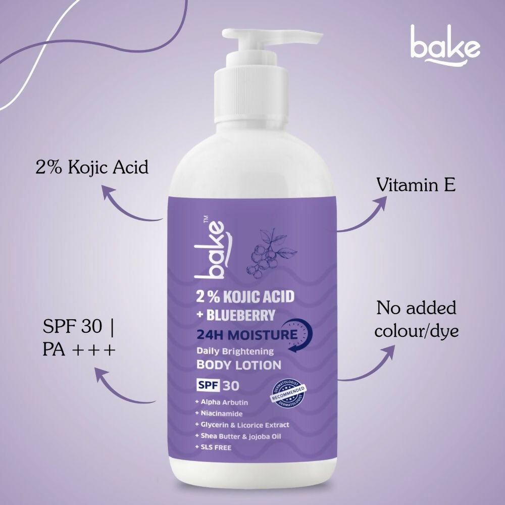 Bake 2% Kojic Acid Body Lotion SPF 30 PA+++ For Dark Spots