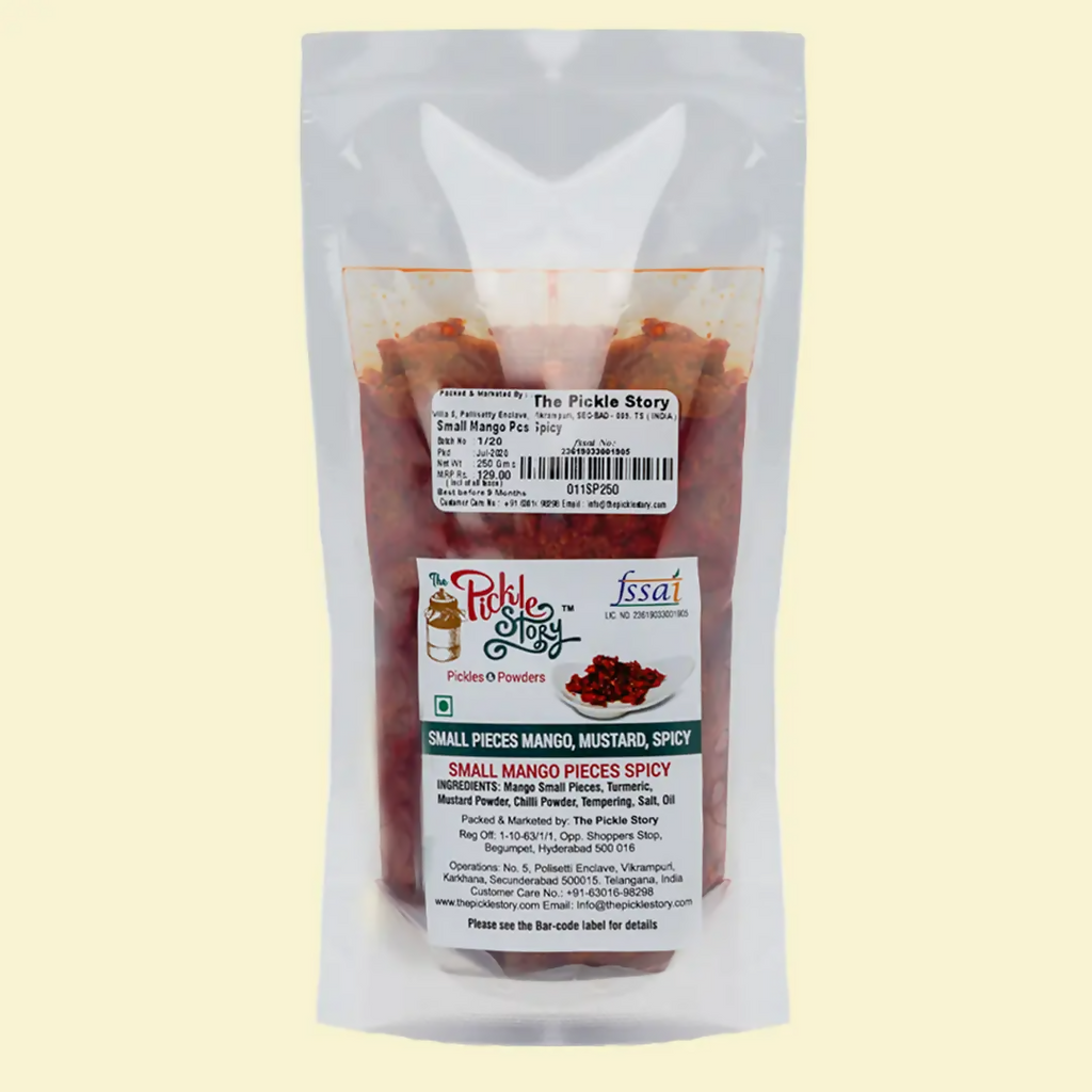 The Pickle Story Mango and Mustard (small pieces of Mango) Spicy Pickle