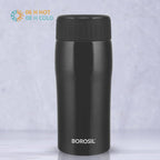 Borosil Cosmic Insulated Water Bottle Tumbler - 320ml (Black)
