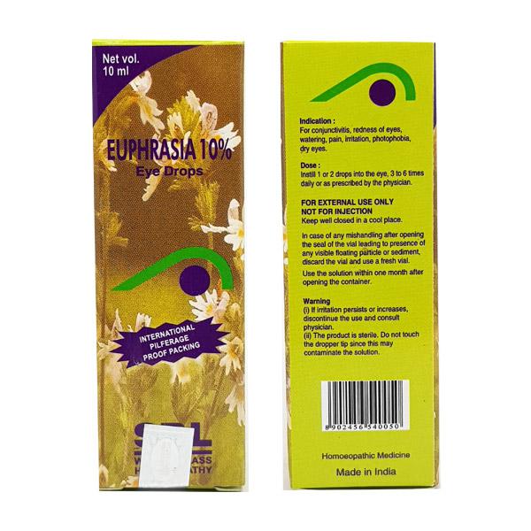 SBL Homeopathy Euphrasia 10% Eye Drops Main Image
