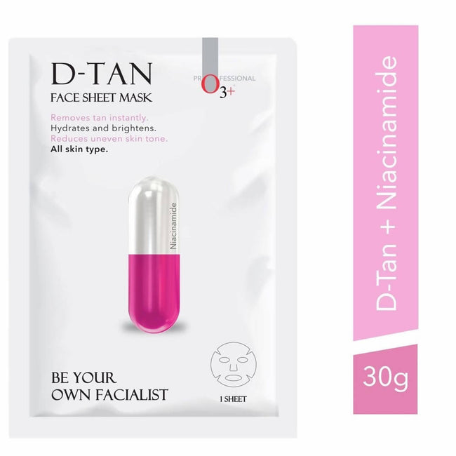 Professional O3+ D-Tan Face Sheet Mask Hover Image