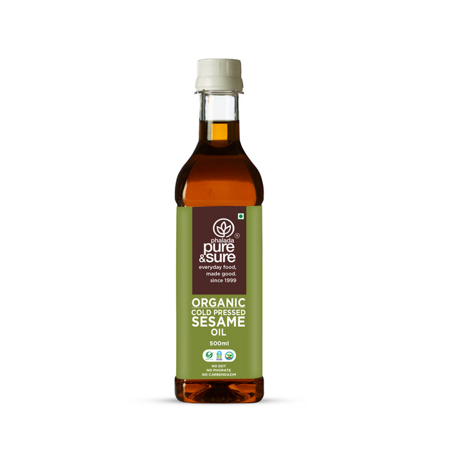 Pure & Sure Organic Cold Pressed Sesame Oil Hover Image