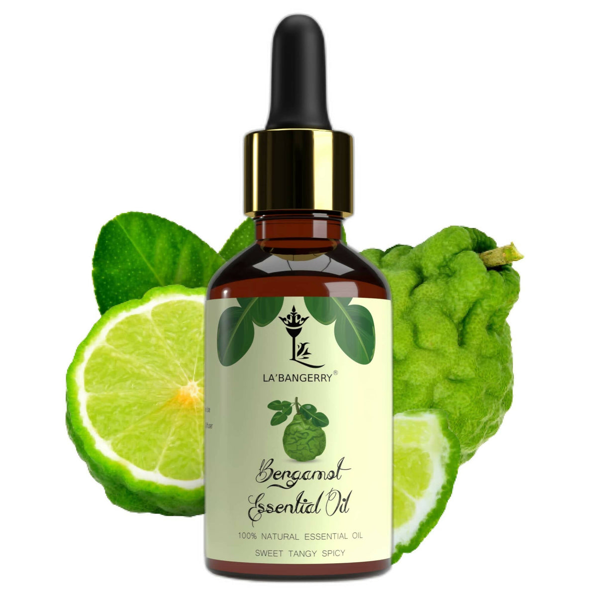 LA'BANGERRY 100% Pure Organic Bergamot Essential Oil