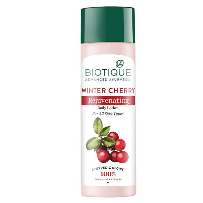 Biotique Advanced Ayurveda Bio Winter Cherry Rejuvenating Body Nourisher Hover Image