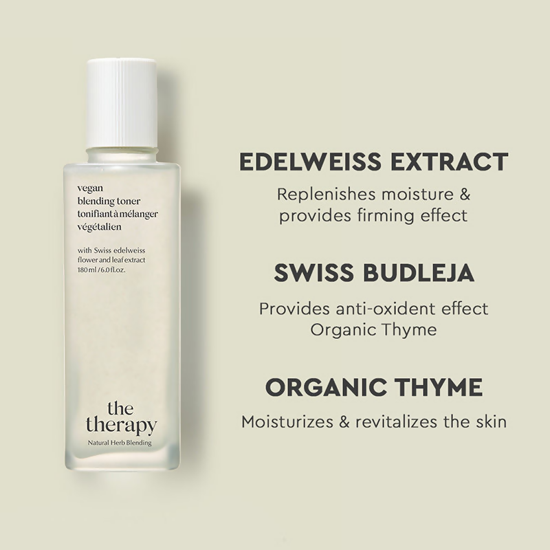 The Face Shop The Therapy Vegan Blending Toner - Korean Skincare