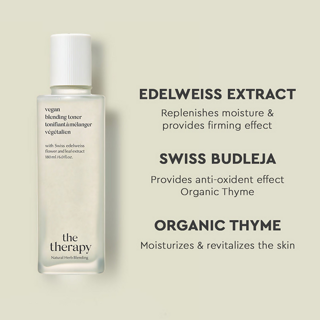 The Face Shop The Therapy Vegan Blending Toner - Korean Skincare Main Image