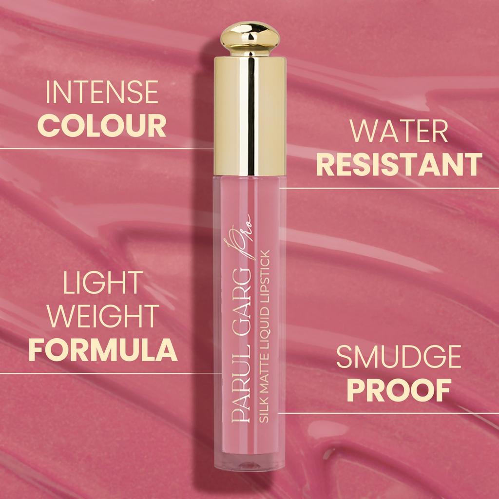 Parul Garg Beauty Silk Matte Liquid Lipstick - Cherry Blossom 08