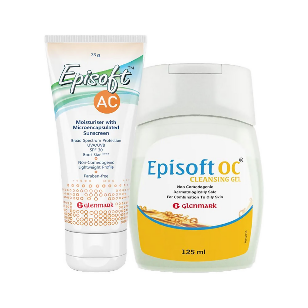 Episoft AC Moisturiser SPF 30 + OC Cleansing Gel Combo