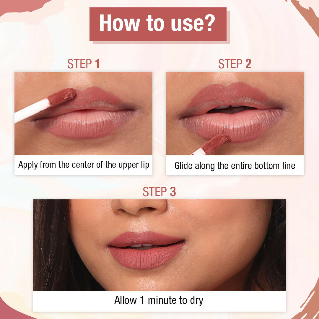 The Natural Wash Matte Velvet Longstay Liquid Lipstick - Pinktastic