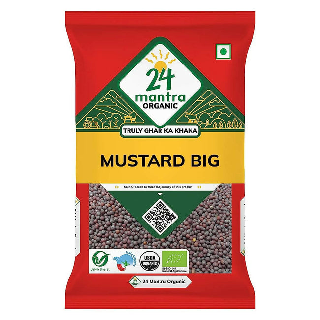 24 Mantra Organic Mustard Seeds (Big) Hover Image