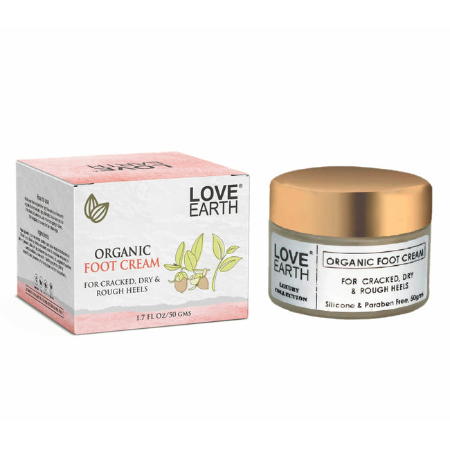Love Earth Organic Foot Cream For Cracked & Dry Heels Main Image