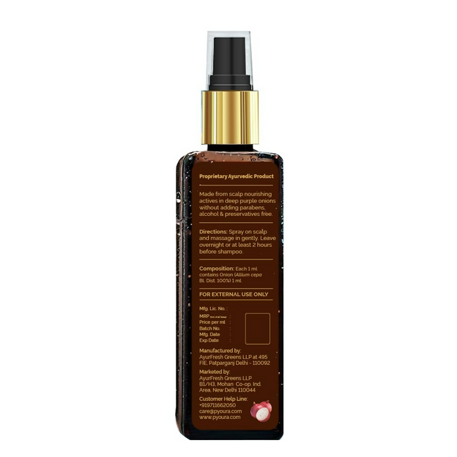 Pyoura Hair Fall & Repair Non-Greasy Onion Serum Main Image