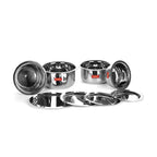 Sumeet Stainless Steel Tope/ Patila/cookware With Lids