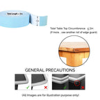 Safe-O-Kid Easy to use Baby Safety Long Pattern Edge Guard Roll 2 meter long-Blue