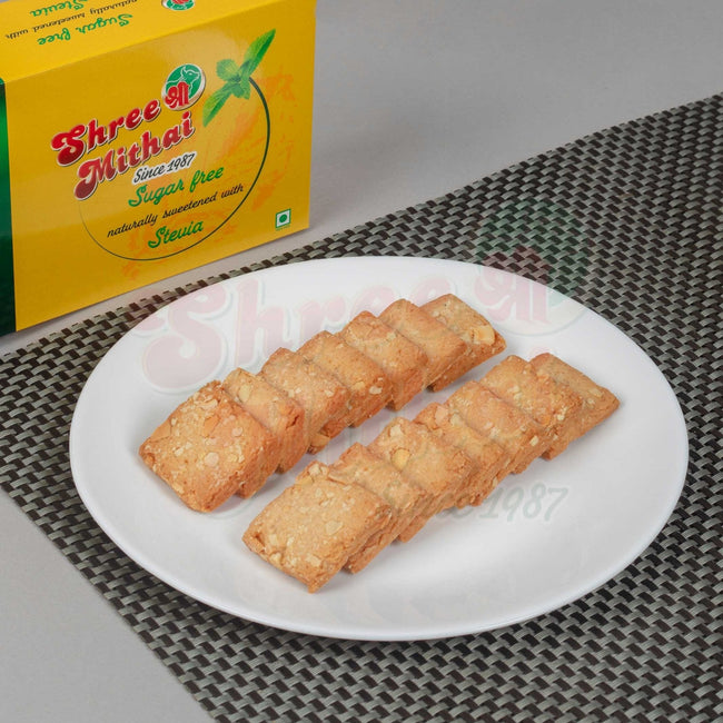 Shree Mithai Sugarfree Cashew Cookies Hover Image