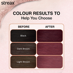 Streax Gel No Ammonia 100% Grey Coverage Hair Color - Natural Black