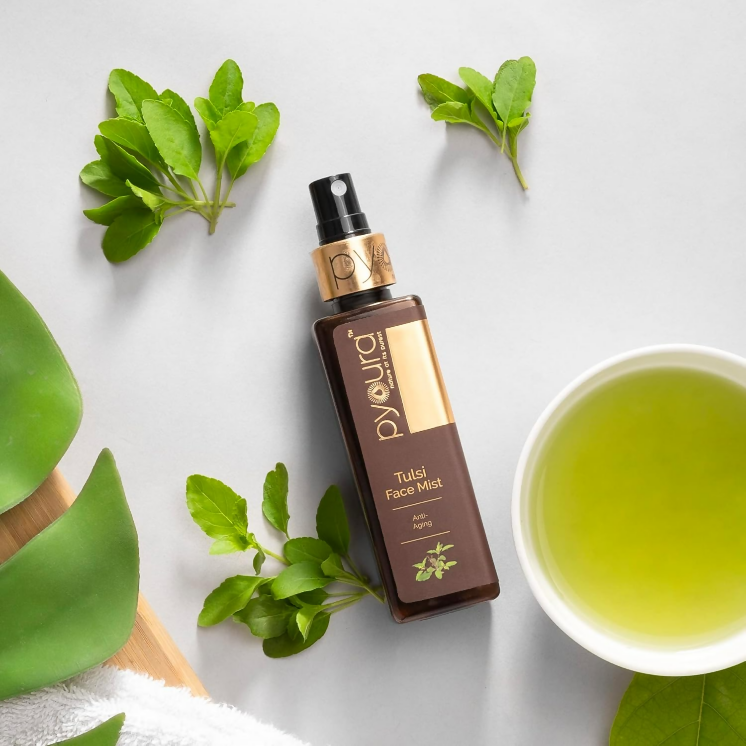 Pyoura Tulsi Anti Wrinkle Glowing Skin Face Toner Mist