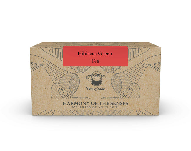 Tea Sense Hibiscus Green Tea Bags Box Hover Image