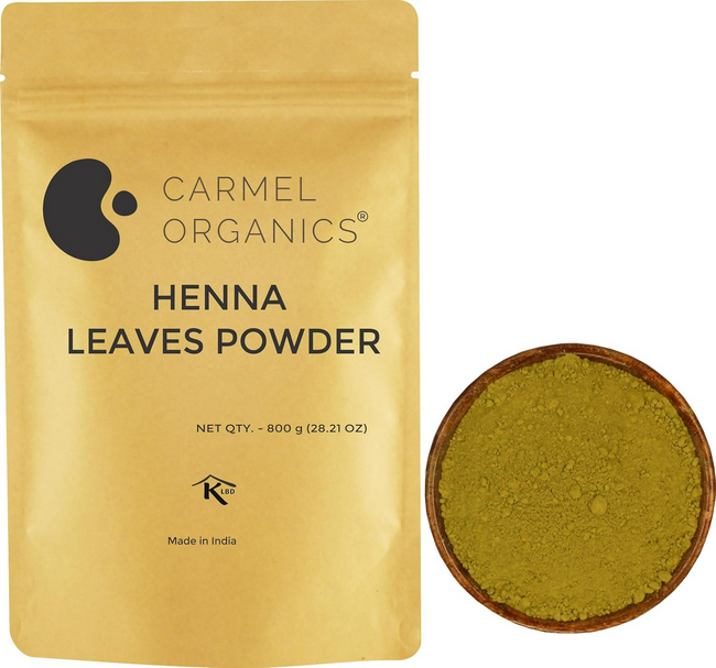 Carmel Organics Henna Leaves Powder For Hair Color Hover Image
