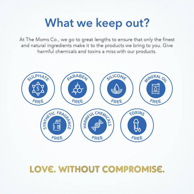 The Moms Co Natural Tear-Free Cleaning Bundle For Baby