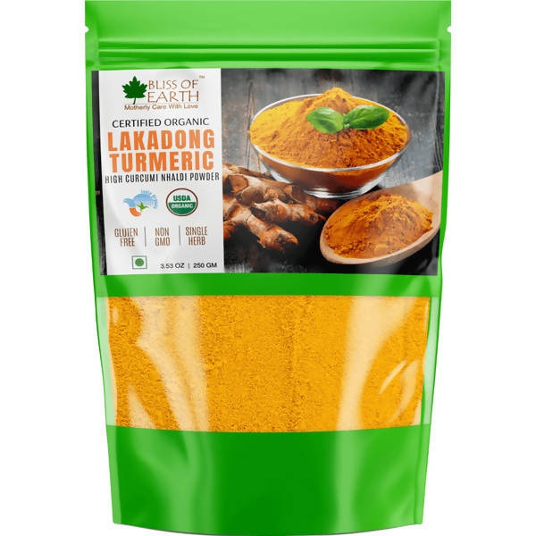 Bliss of Earth Lakadong Turmeric Powder Hover Image